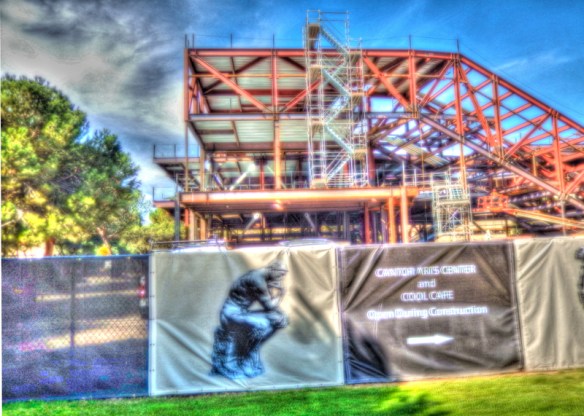 Construction site — McMurtry Art-Art History