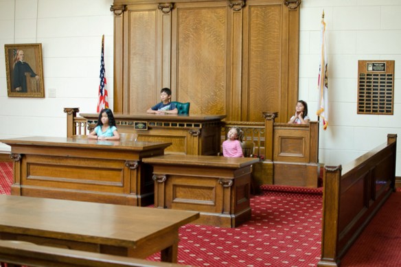 Children Preside, Judge Buck's Court, Redwood City, CA