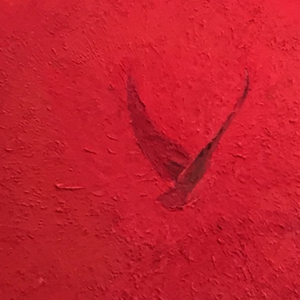 Windhover (Detail), Nathan Oliveira, Windhover Contemplative Center, Stanford